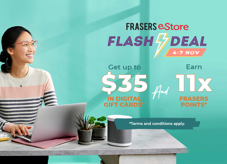 Kick Start November with WOW Rewards! Shop the Frasers eStore’s Flash Deal!